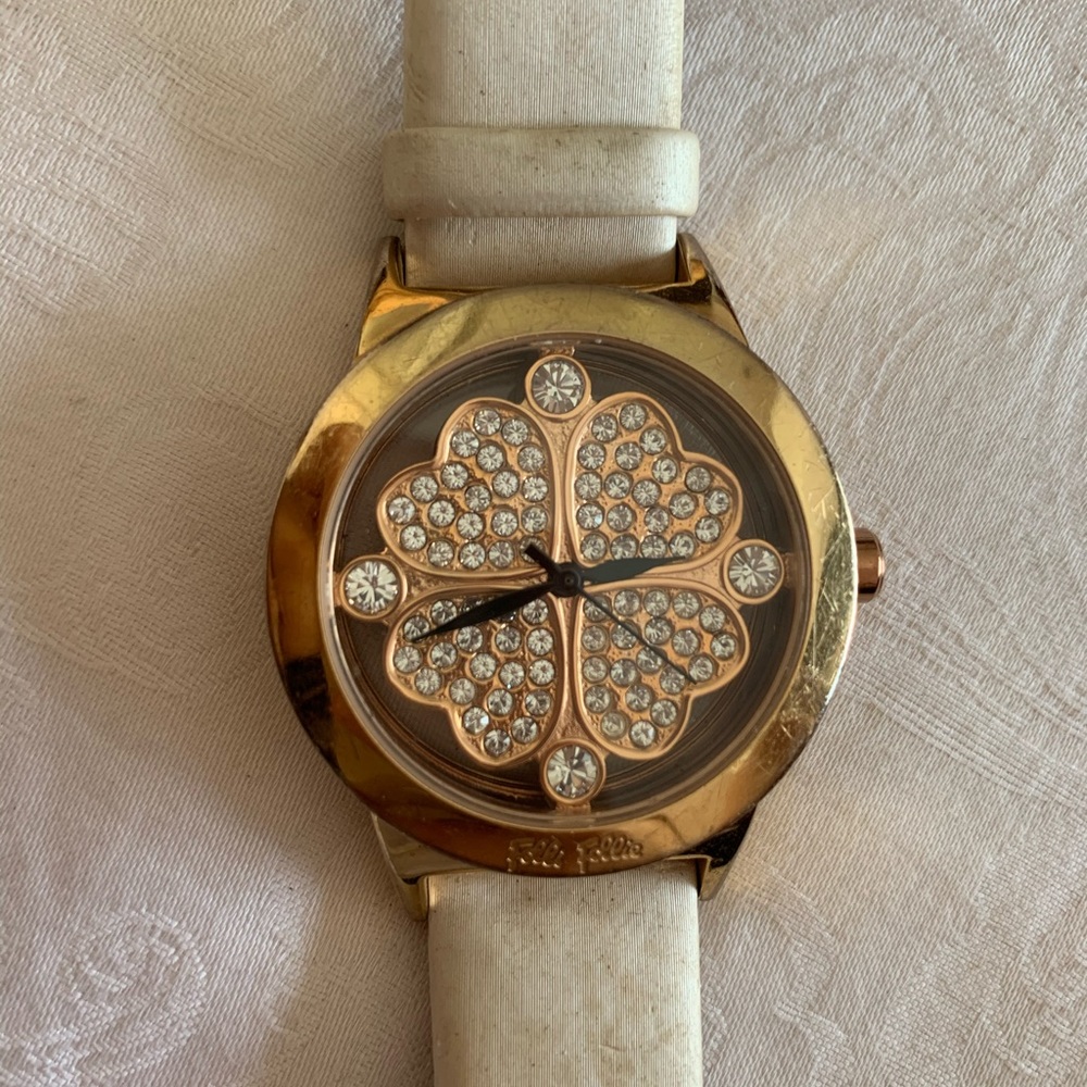 Folli Follie diamond studded watch